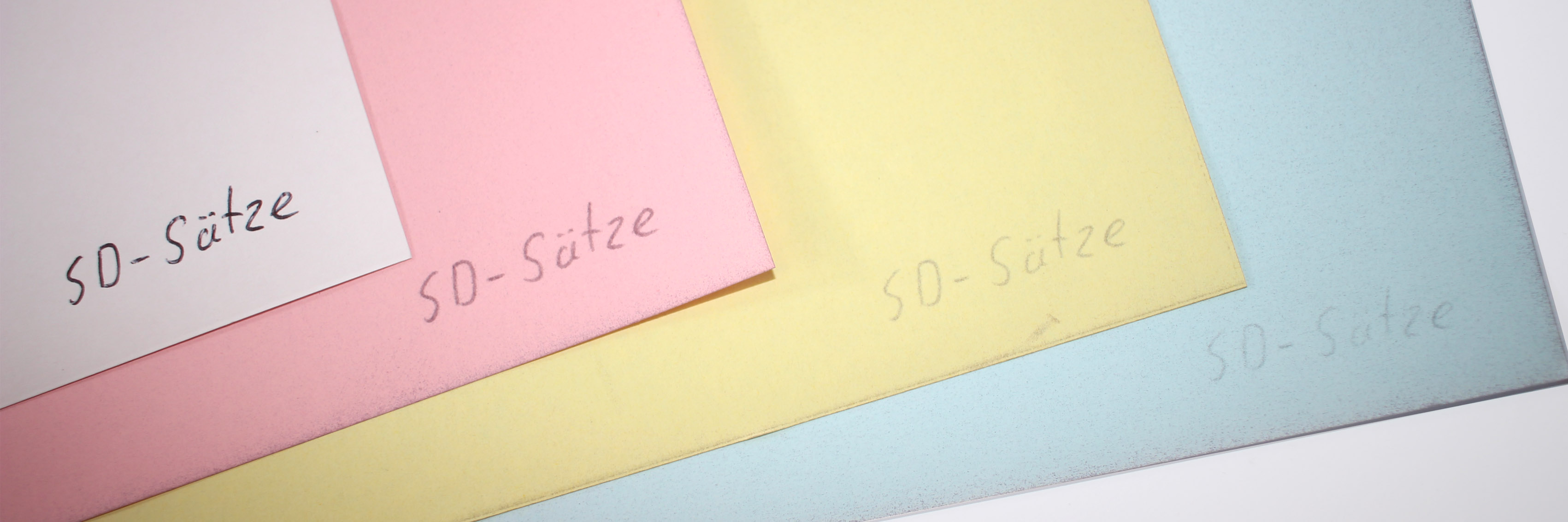 SD-Sätze und Durchschreibepapier