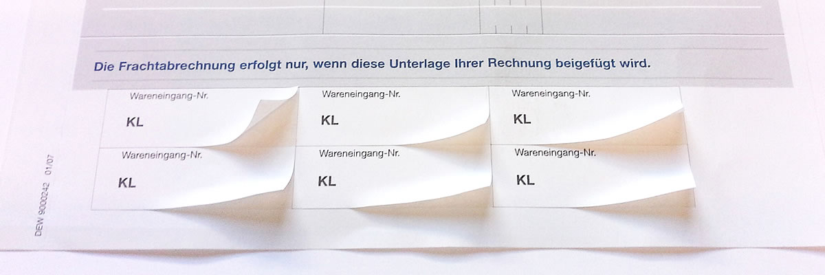 Integrierte Etiketten